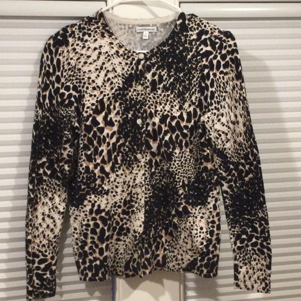 Croft & Barrow Leopard Cardigan